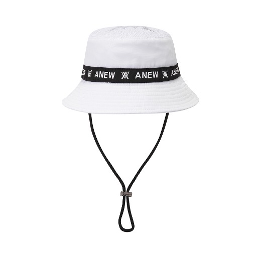 ANEW Logo Band Bucket Hat_WH