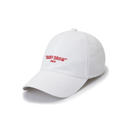 Wording Casual Ball Cap_WH