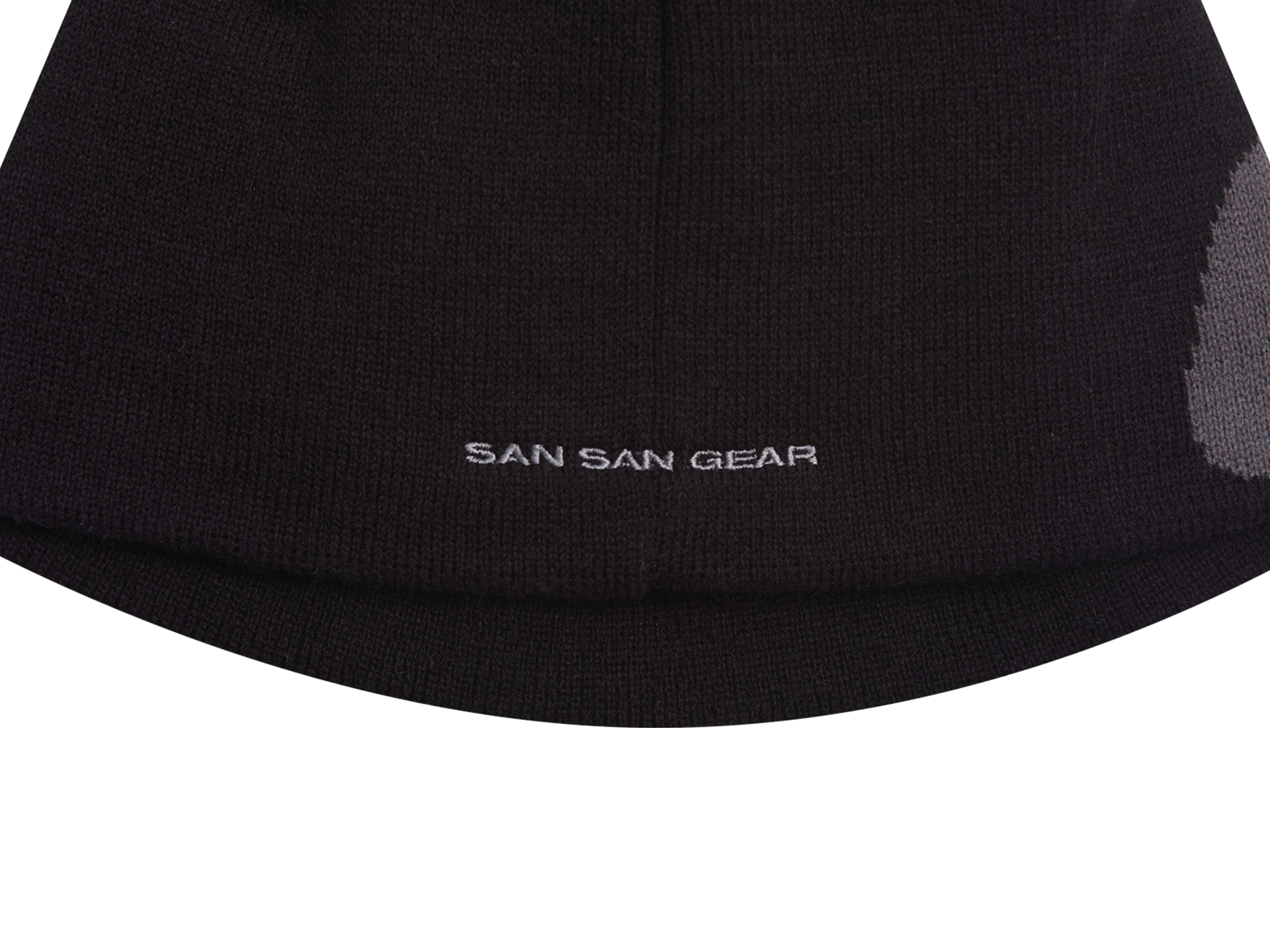 LOGO BEANIE [BLACK] | SAN SAN GEAR