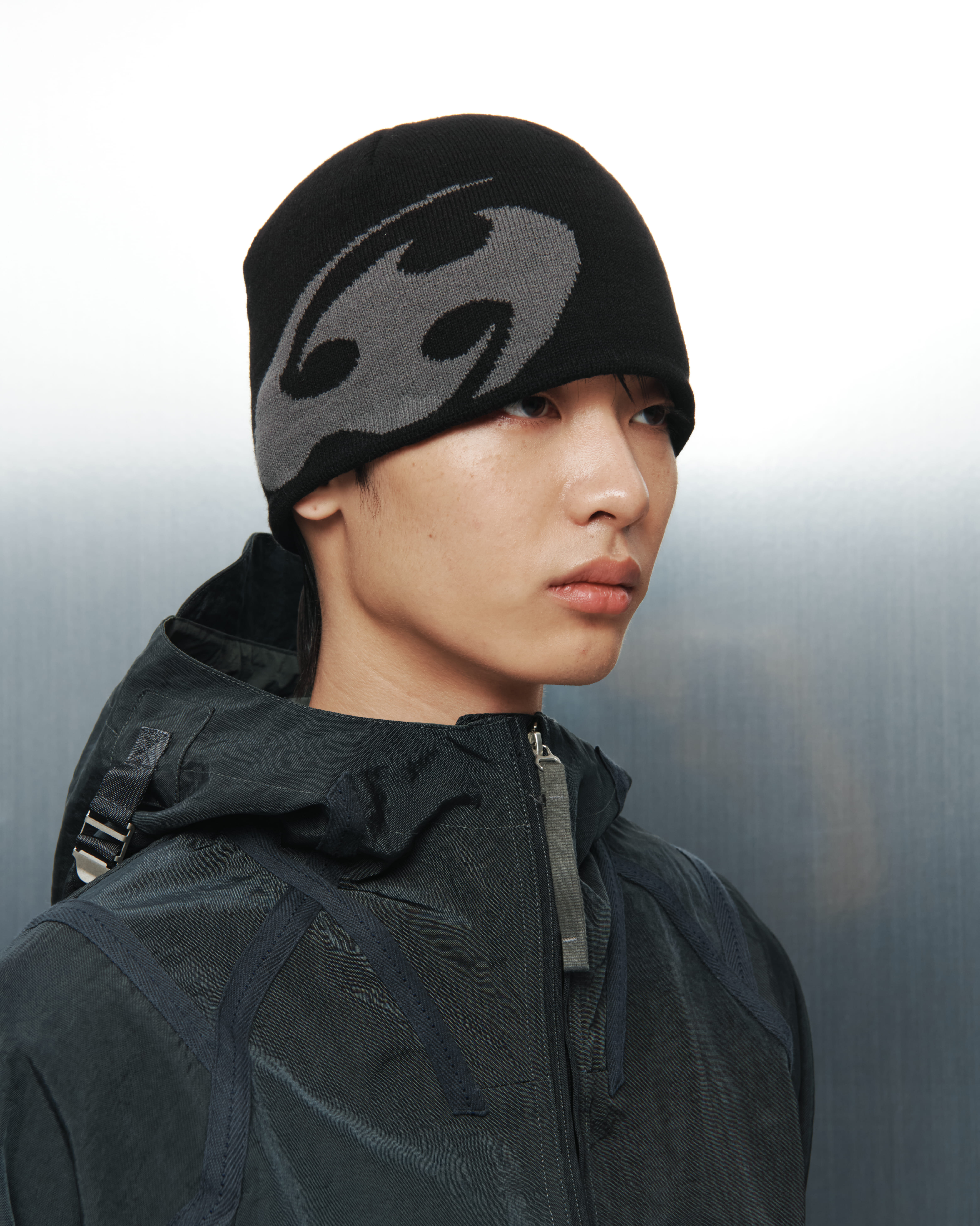 LOGO BEANIE [BLACK] | SAN SAN GEAR