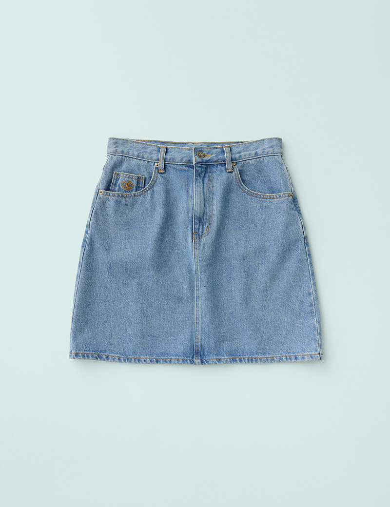 ●Sienne● Jane Denim Skirt Blue S5USK04BL Jane Denim Skirt (Blue) - sienne