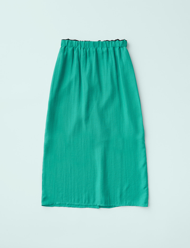 ●Sienne● Amelie Modal Skirt Black S5USK01BK Amelie Modal Skirt (Green) - sienne