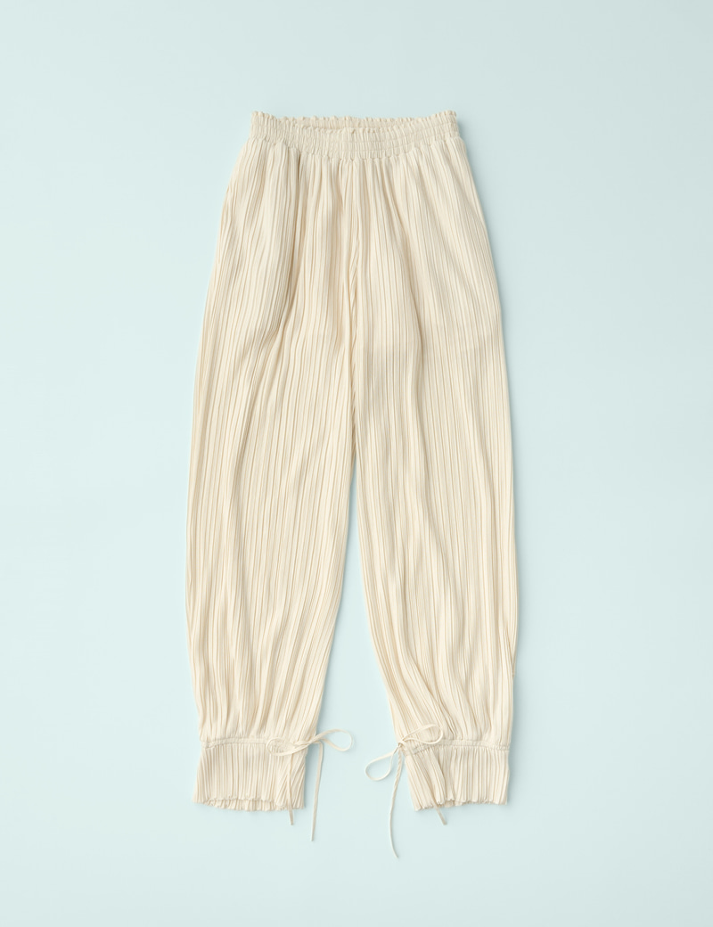 【SIENNE】 City Pleated Pants / 追跡付 City Pleated Pants (Ivory) - 시엔느