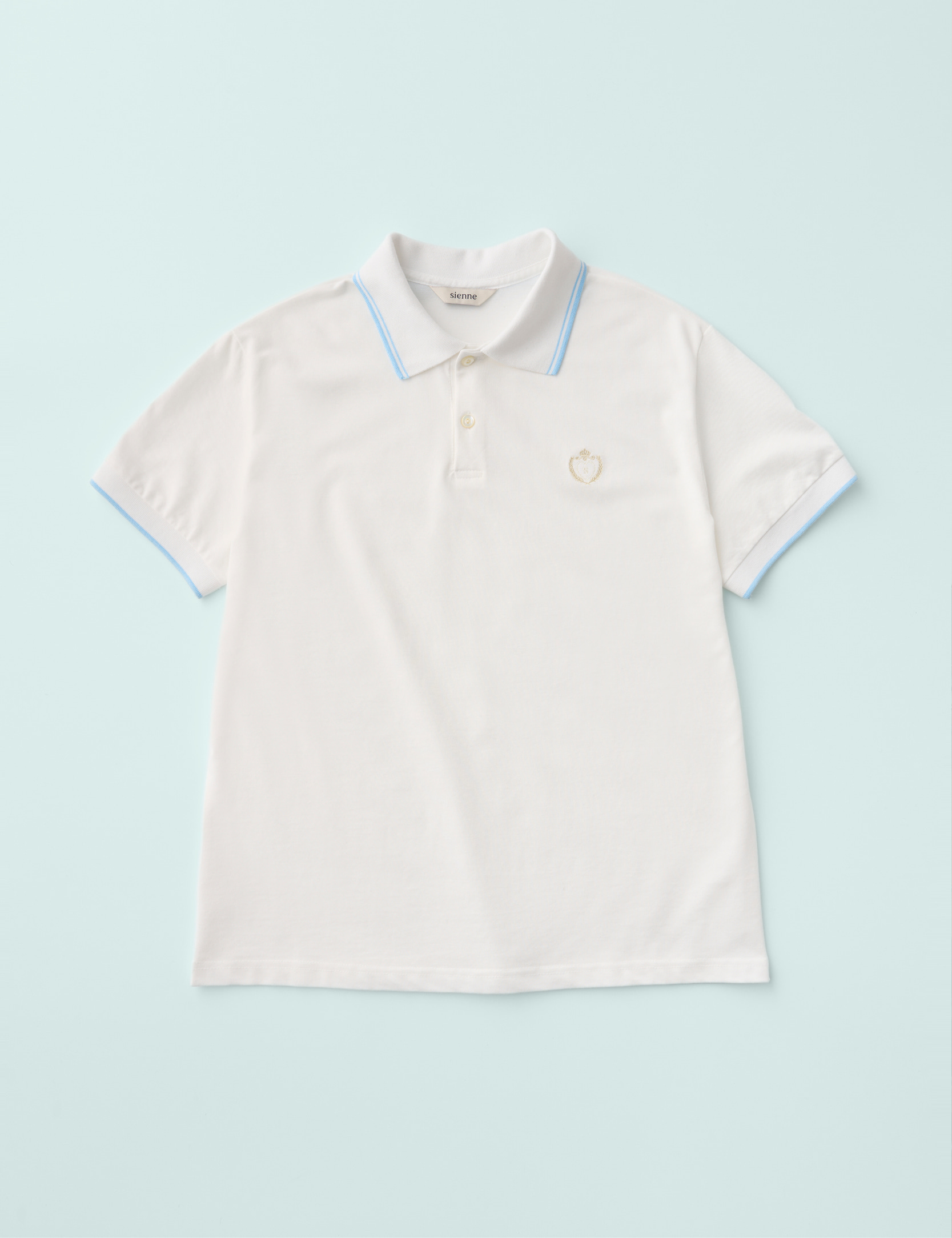 ●Sienne● Mone Ringer Top Sky Blue S4UTS051 Top - Top - sienne
