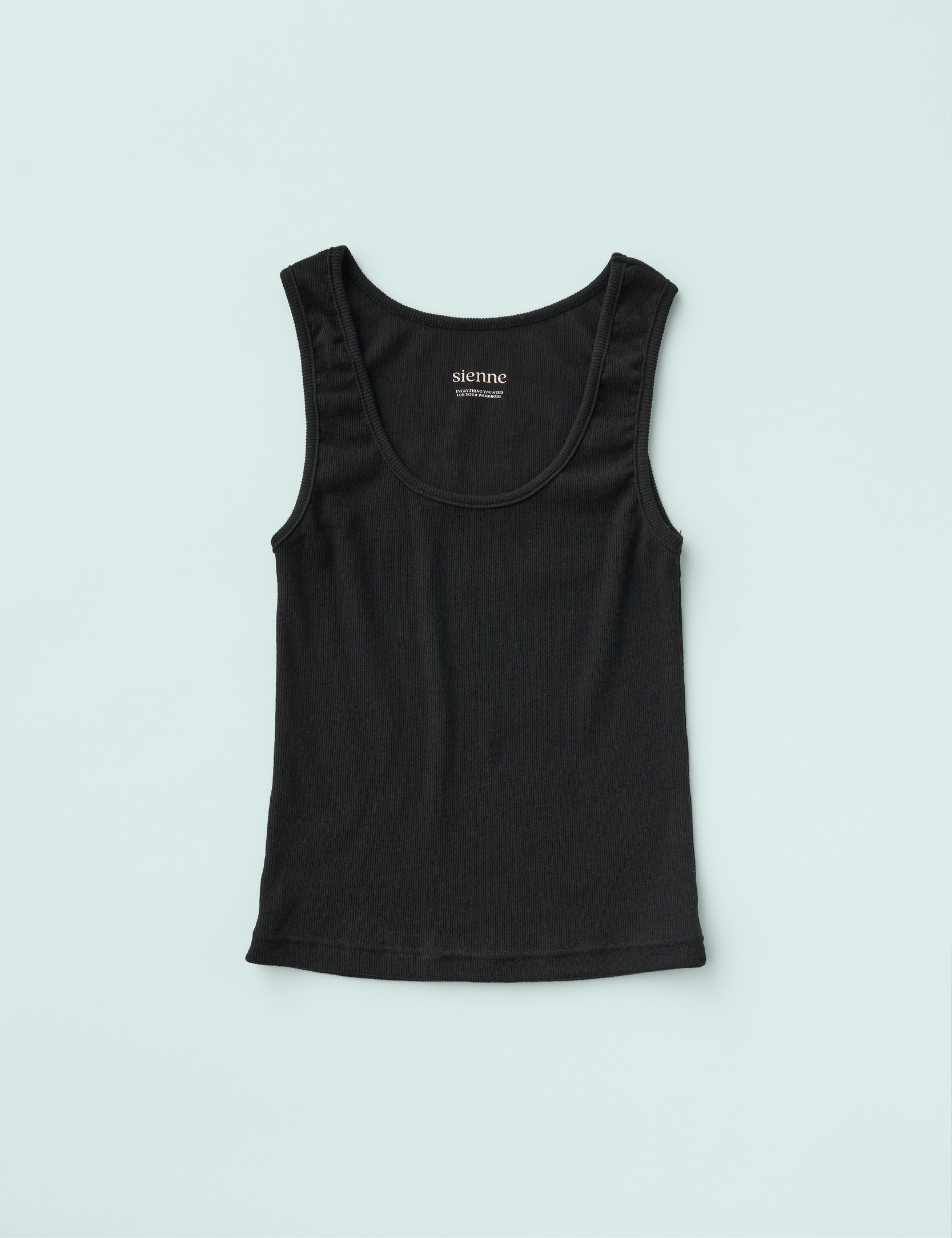 【SIENNE】 Essential Sleeveless Top/追跡付 Essential Sleeveless Top (Black) - sienne