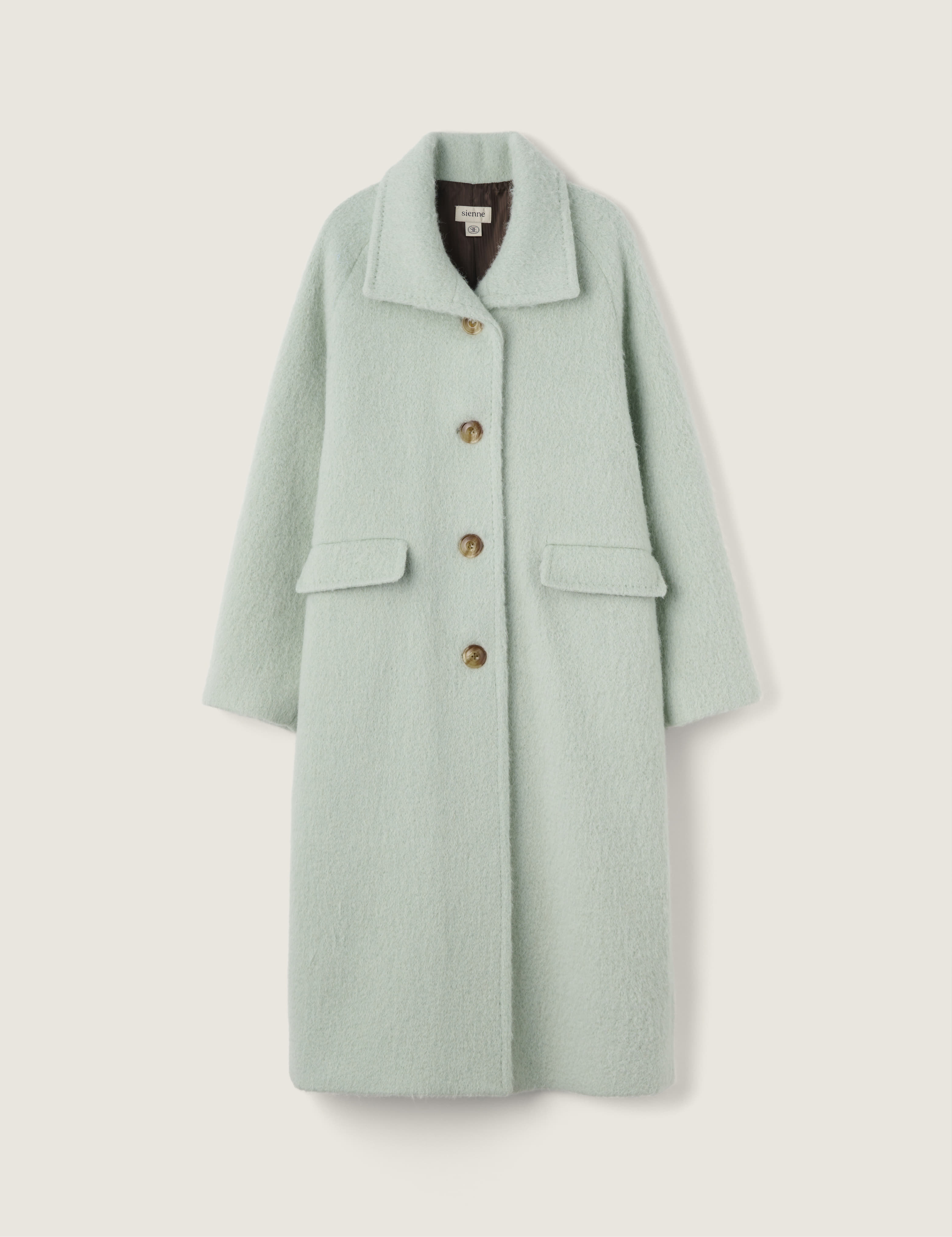 Sienne アルパカステッチコート Alpaca Stitch Coat (Mint) - sienne