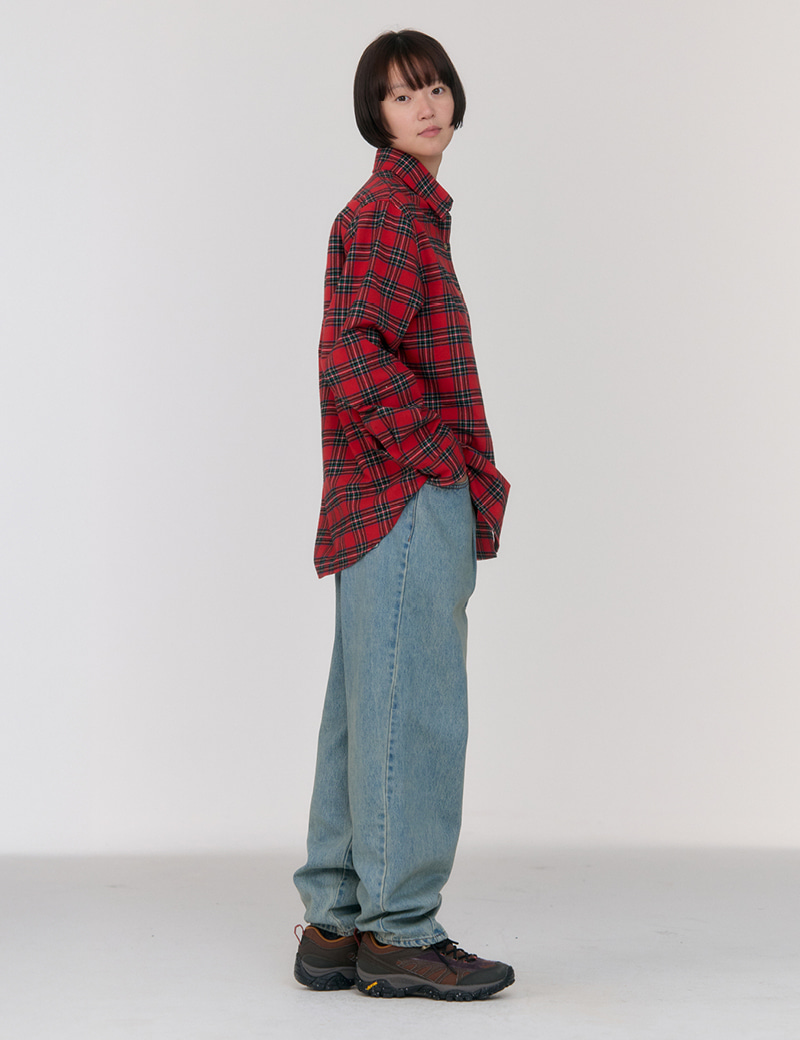 Nissy ブランド naptime チェック SHIRTS-RED Nissy ブランド naptime チェック SHIRTS-RED Nissy ブランド naptime