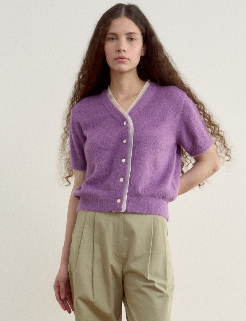 sienne(シエンヌ) novelle wool cardigan Nouvelle Wool Cardigan (Gray) - sienne