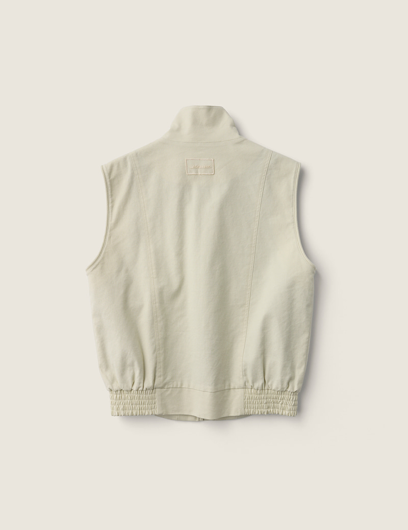 Walden Highneck Vest (Beige) - sienne