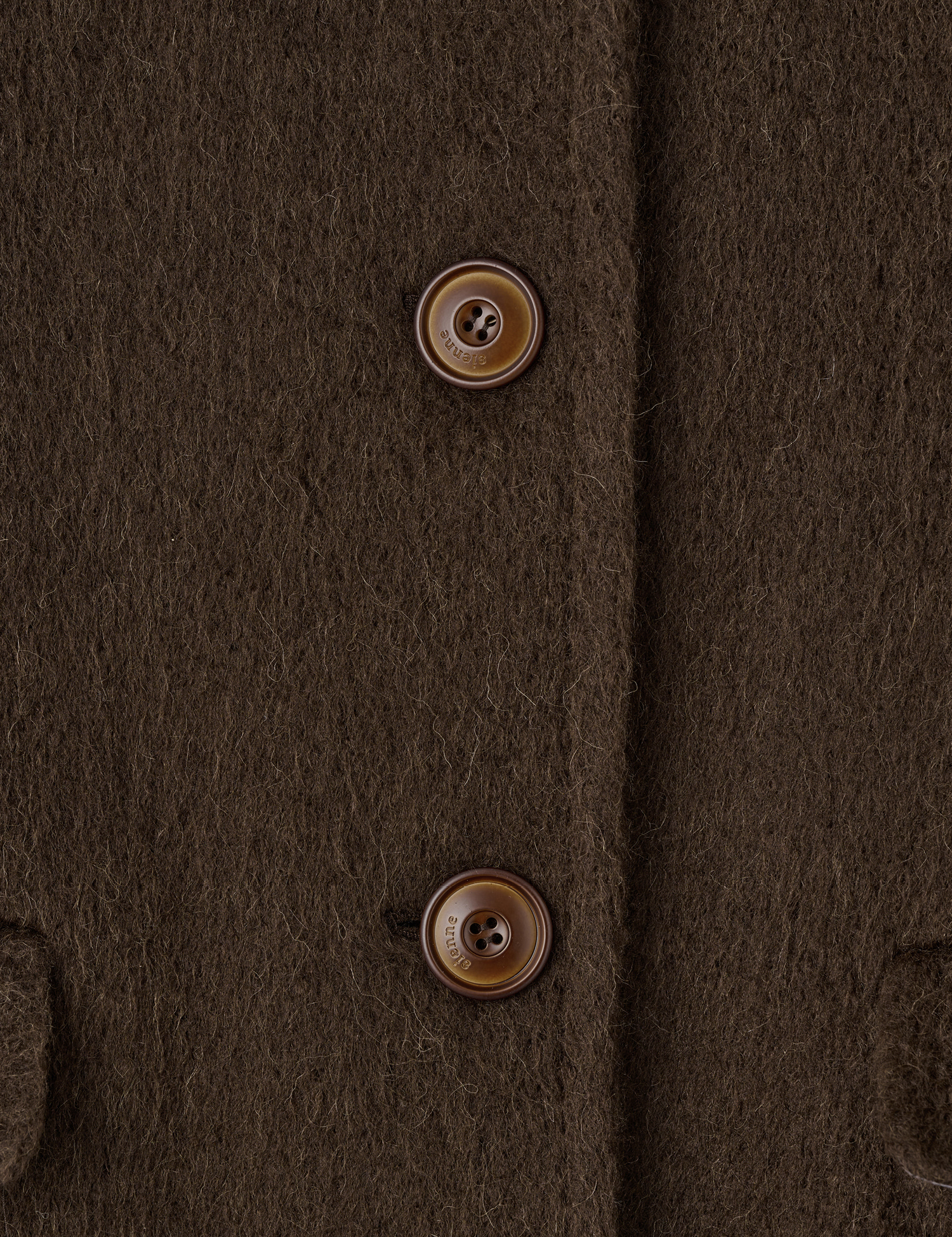 Sienne アルパカステッチコート MUSINSA公式 | SIENNE Alpaca Stitch Coat (Brown)