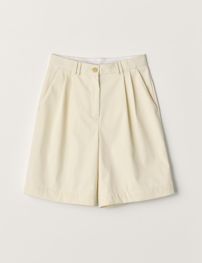 State Cotton Shorts (Ecru)