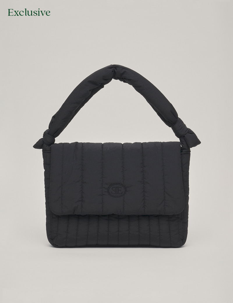 Cross Padding Bag (Black)