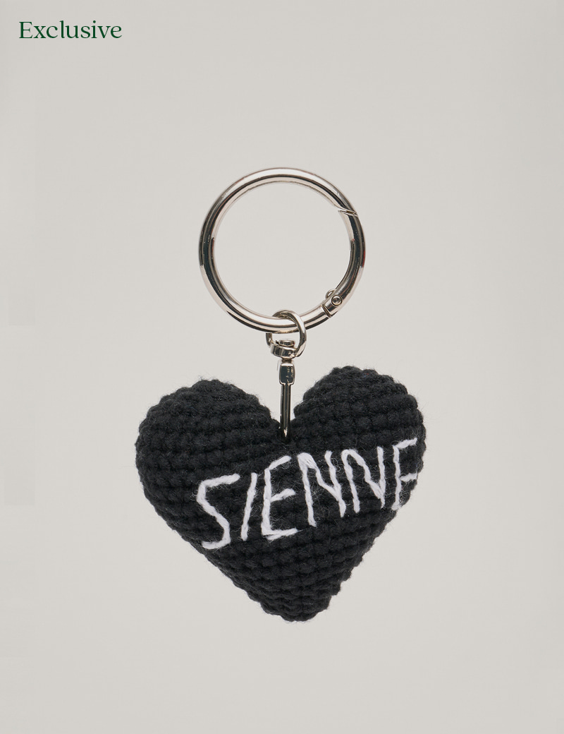Sienne Heart Charm (Black)