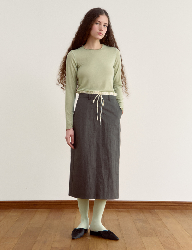 ●Sienne● Relaxed Tencel Top Purple S5STS08PP Relaxed Tencel Top (Mint) - sienne