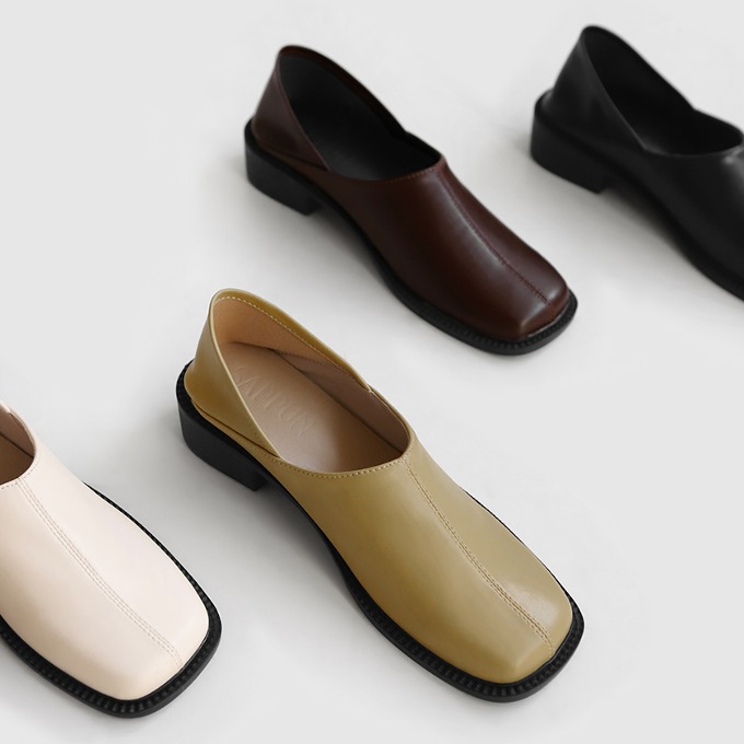 SAPPUN KOREA - Leanon Square Loafer (3.5cm)