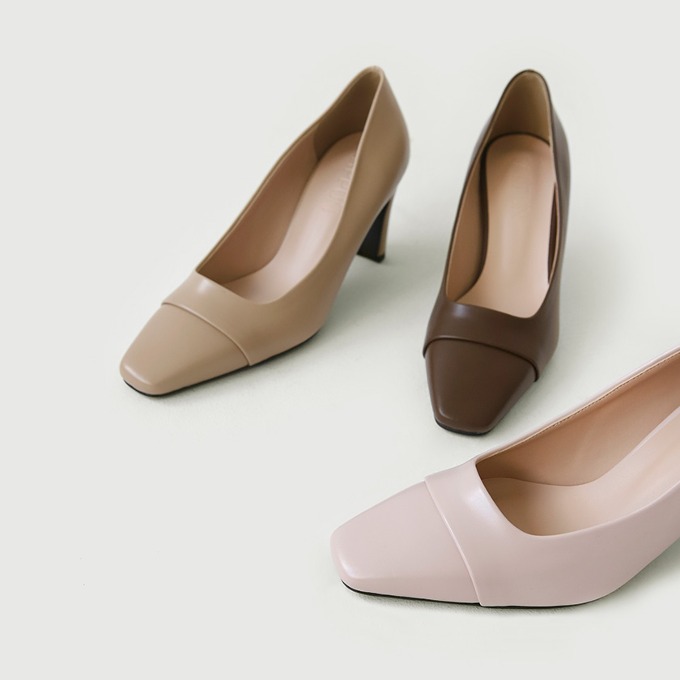 SAPPUN KOREA - Clement Square Pumps Heel (5/7cm)
