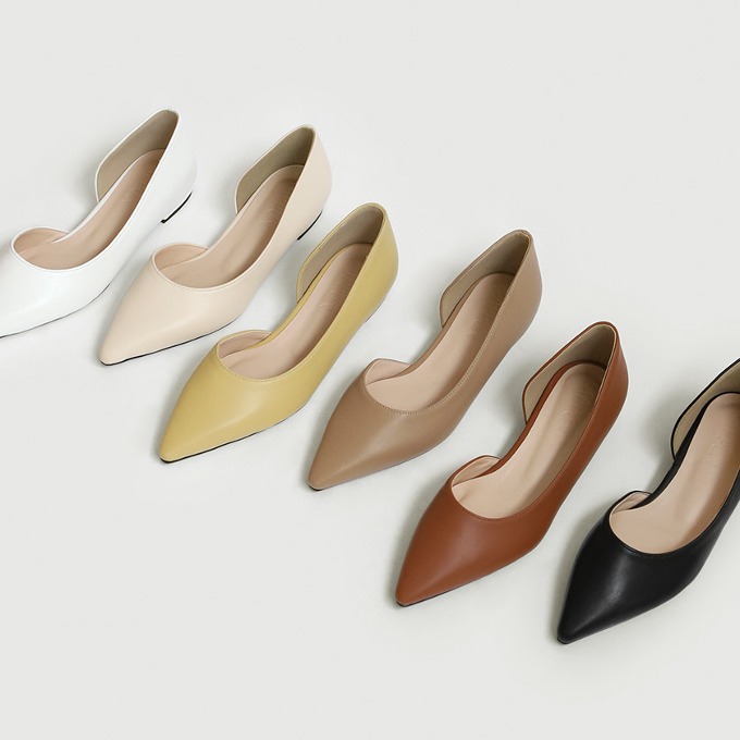 Basic Flats SAPPUN KOREA - Rigadin Basic Stiletto Flats (1.5cm)