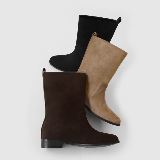 【Sappun】Marta fur-lined boots ★韓国人気★毛のブーツ★ SHOP ALL - Middle boots - SAPPUN