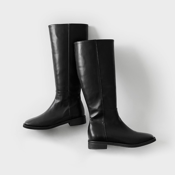 【THEAIRTOWN】★韓国大人気★ eclipse long boots★追跡付★ SAPPUN KOREA - Seir Square Long boots (3/5cm)