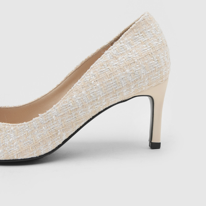 SAPPUN KOREA - Cameli Tweed Stiletto heels (7cm)