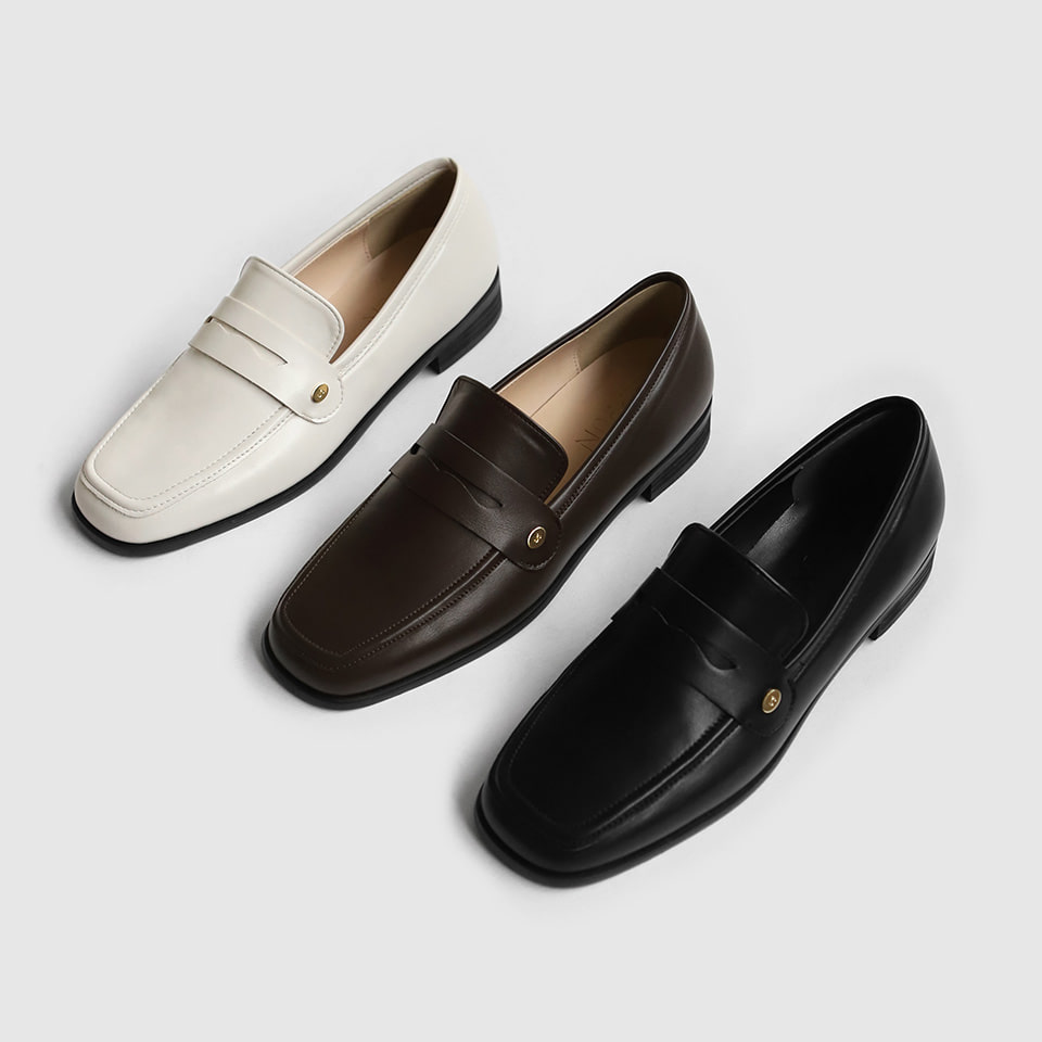 送料無料 日本 Loafer Penny Square Edis (2cm) SAPPUN - 靴