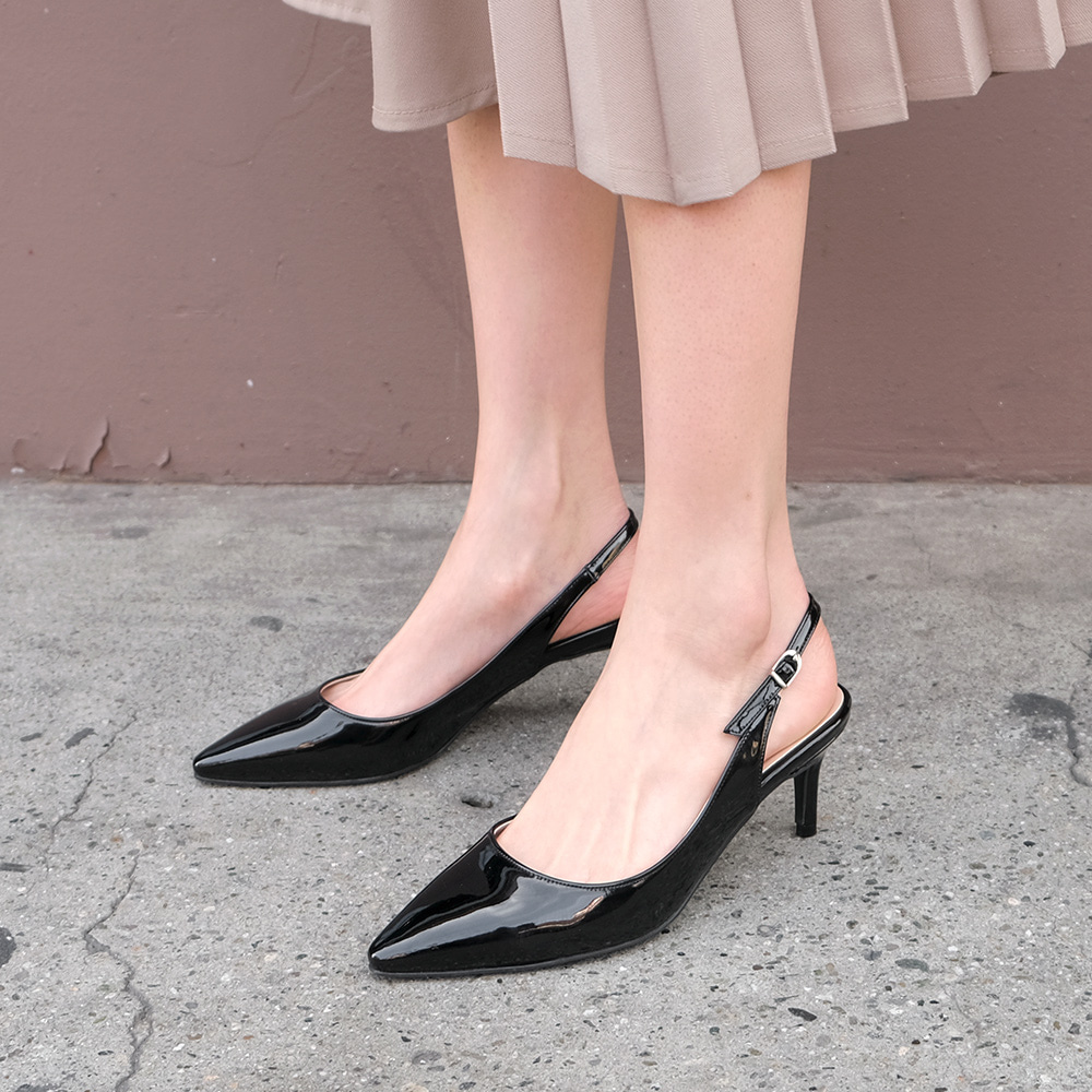 Royles Enamel Slingback Stiletto heels (4/6/8cm)