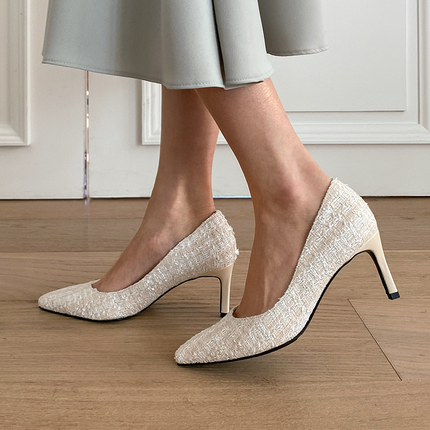 Cameli Tweed Stiletto heels (7cm)