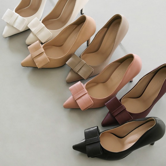 Cameli Ribbon Stiletto heels (5/7/9cm)
