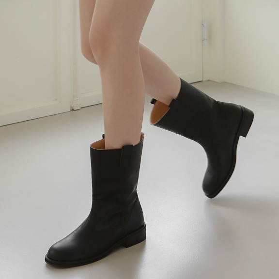 Riztine Round Middle boots (3.5cm)
