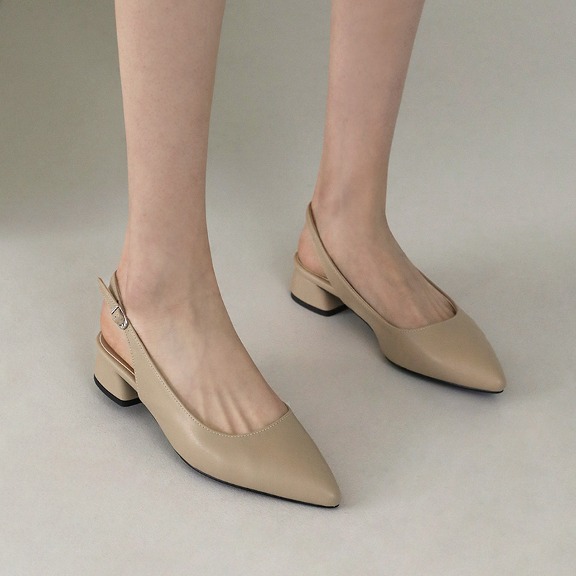 Melod Basic Slingback Flats (3cm)