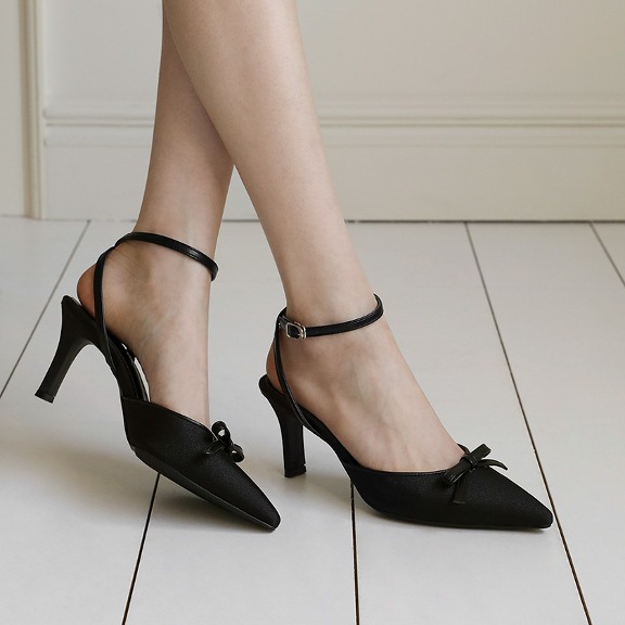 Yulia Ribbon Slingback heel (5/7cm)