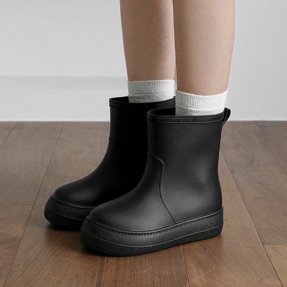 Bernie Round Rain Boots (2cm)