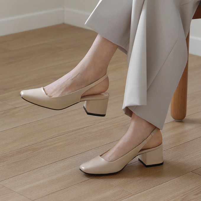 SAPPUN KOREA Mewen Slingback Pumps Heels