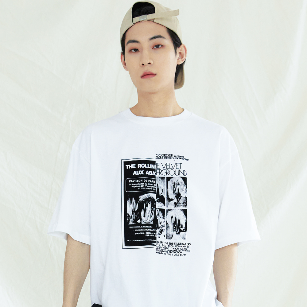 YUNCHIVES GRAPHIC T-SHIRTS WHITE