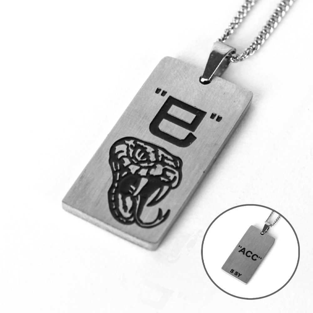 SQUARE SNAKE CHAIN NECKLESS (SURGICAL STEEL)