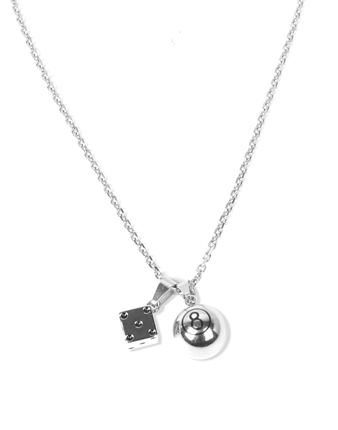 3way 8ball &amp; dice necklace