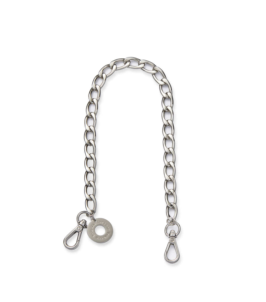 chain hand strap - silver