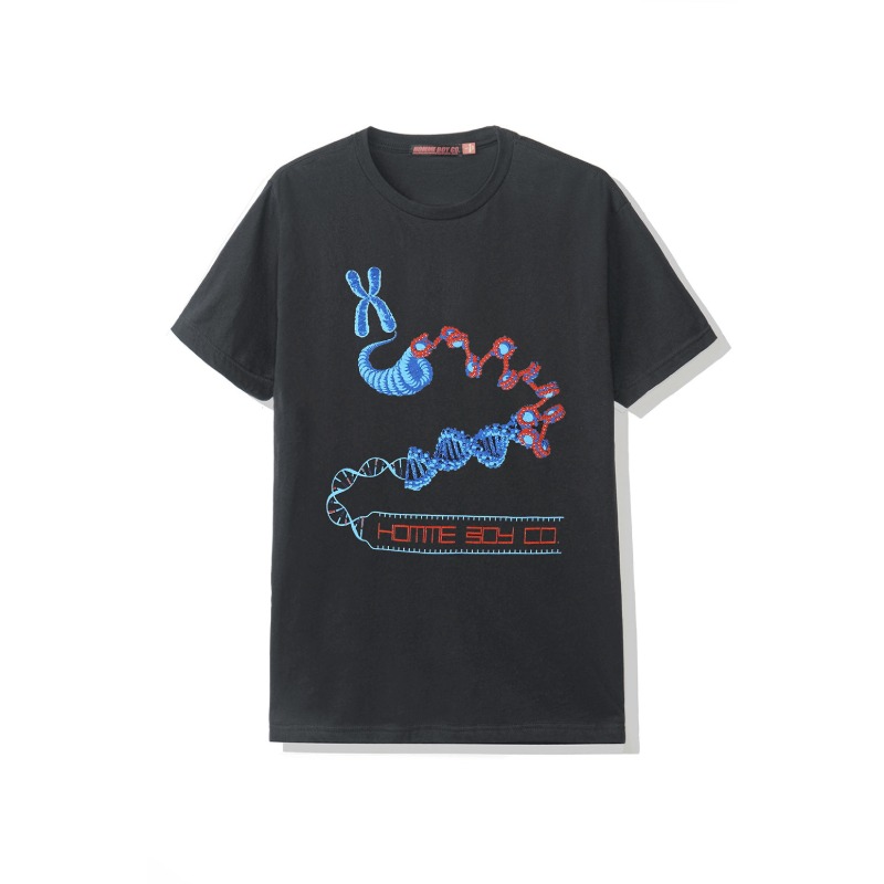 [HOMME BOY CO : 옴므보이] Tee. 39 ‘DNA’ T-shirt black