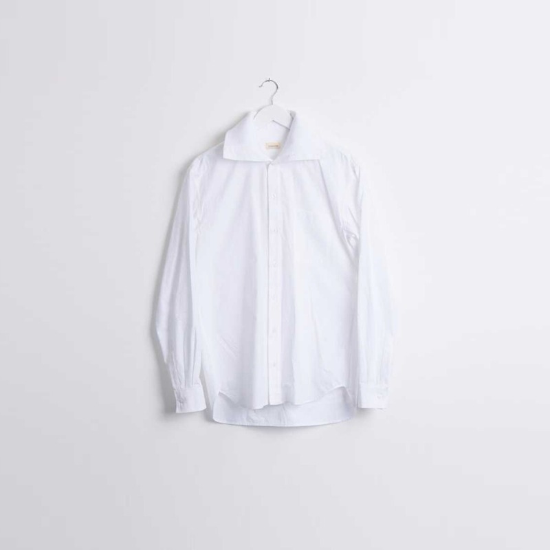[STEFAN COOKE : 스테판 쿡] Rib-Collar shirt white