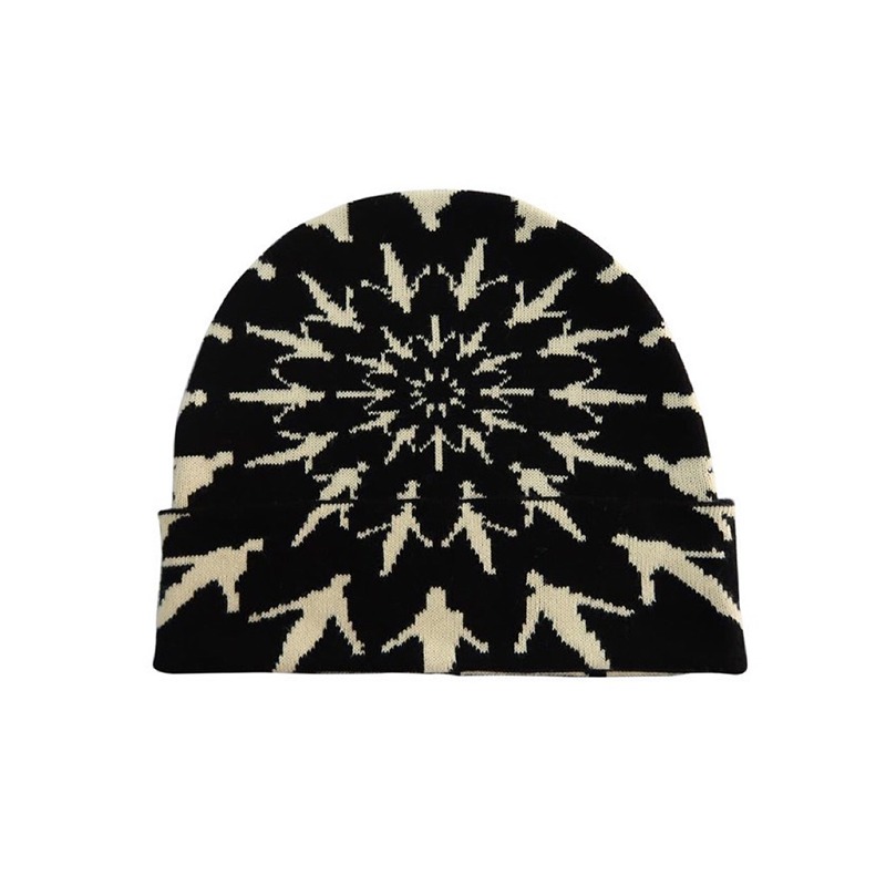 [UNBORN SOCIETY : 언본소사이어티] CYCLE INTERMINABLE REVERSIBLE KNIT BEANIE