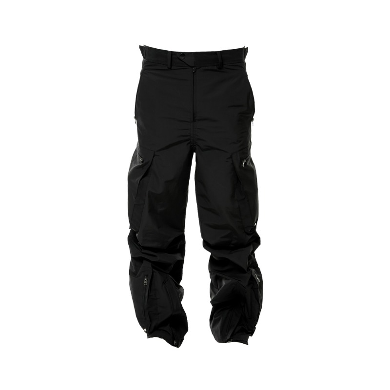 [ANOTHER YOUTH : 어나더유스] ECO SHELL CARGO PANTS BLACK