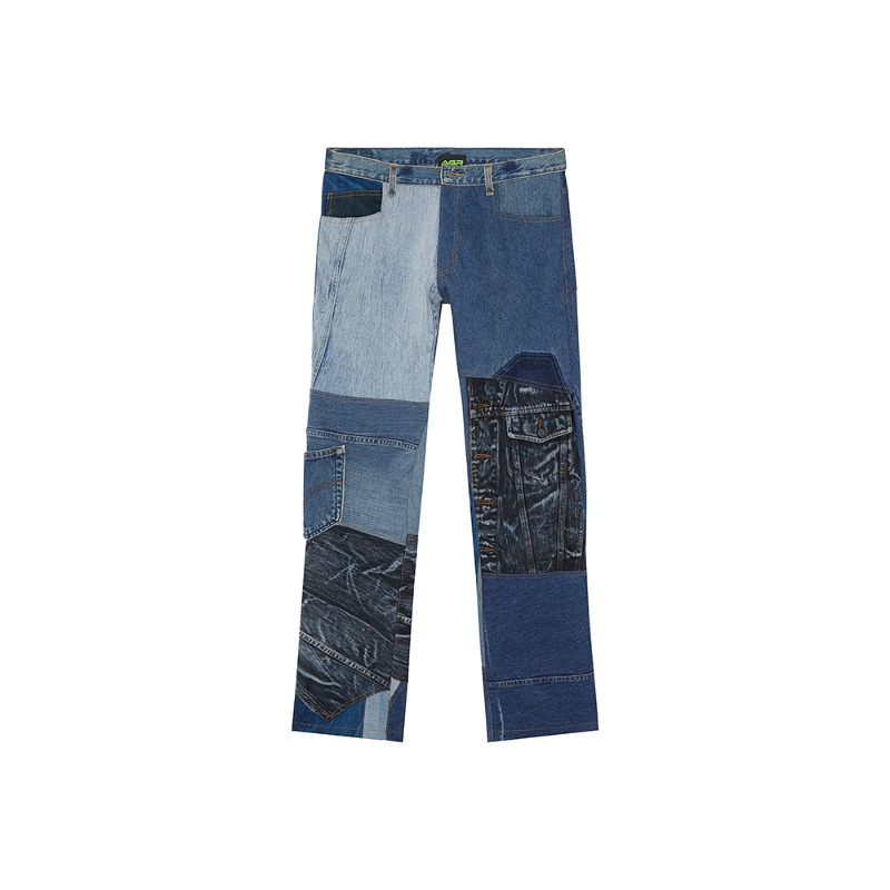 [AGR : 에이지알] UPCYCLED DENIM JEANS