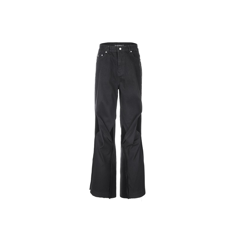 [SURGERY : 써저리] surgery front twisted pants &#039;black&#039;
