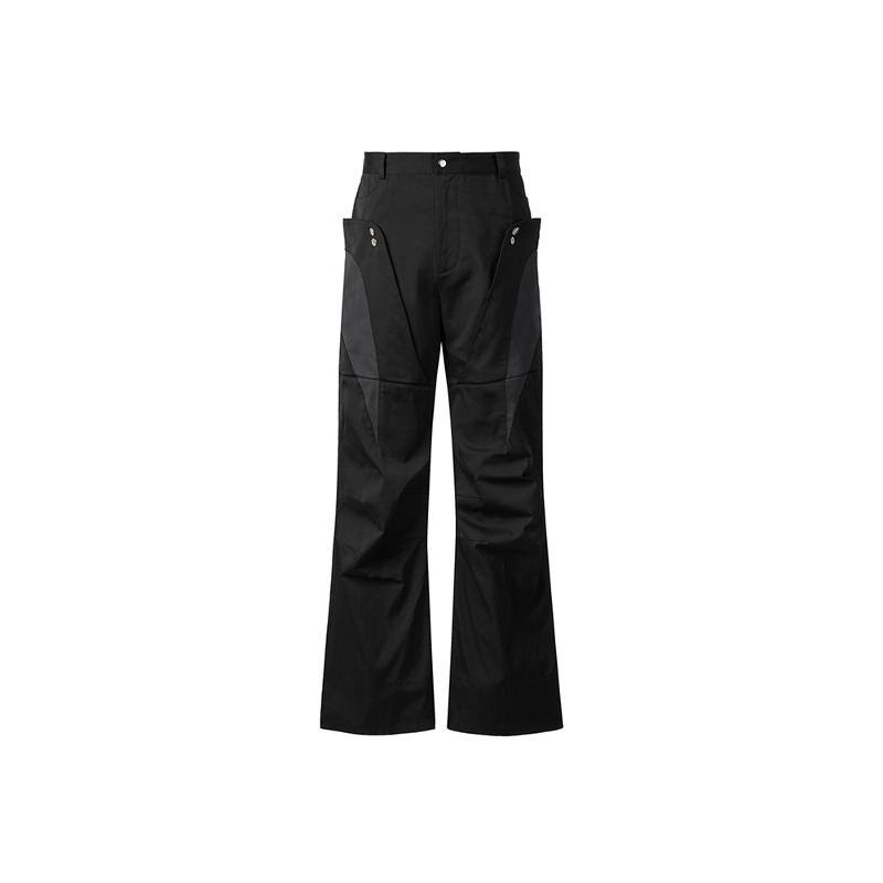 [ANOTHER YOUTH : 어나더유스] 003-23 FLAP POCKET PANTS BLACK