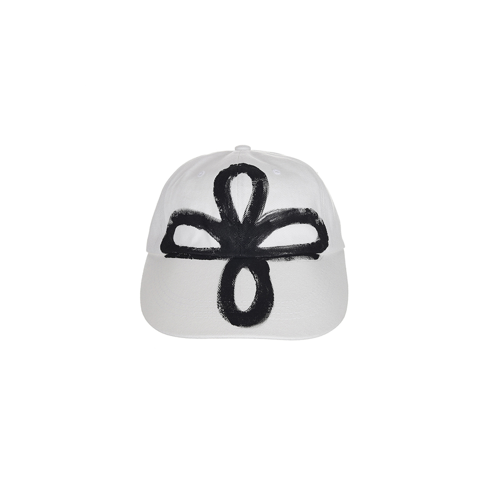 [SURGERY : 써저리] surgery clover painted cap ‘White’