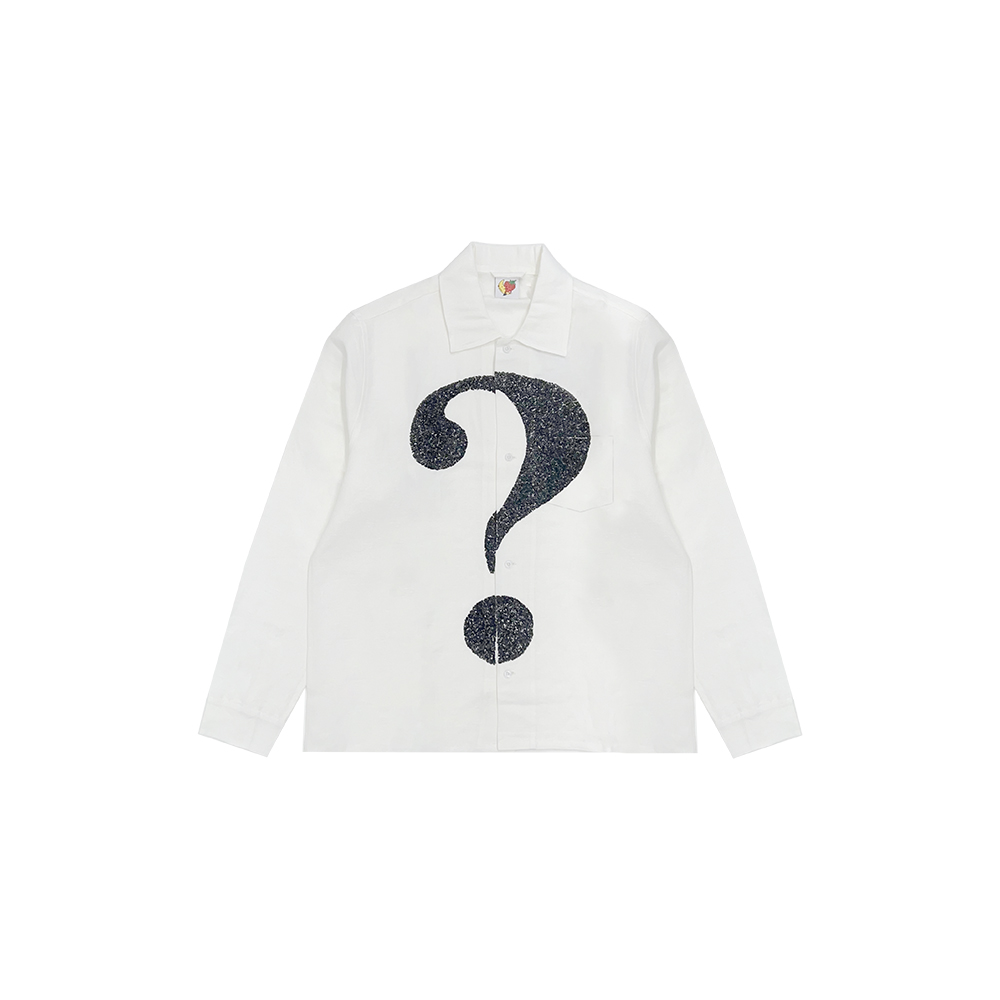 [SKY HIGH FARMS : 스카이 하이 팜] QUESTION MARK EMBROIDERED SHIRT