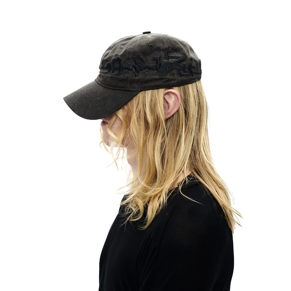 P.L.N. : 피엘엔] OILSKIN MIRRORED CAP DARK BROWN - SAMPLAS