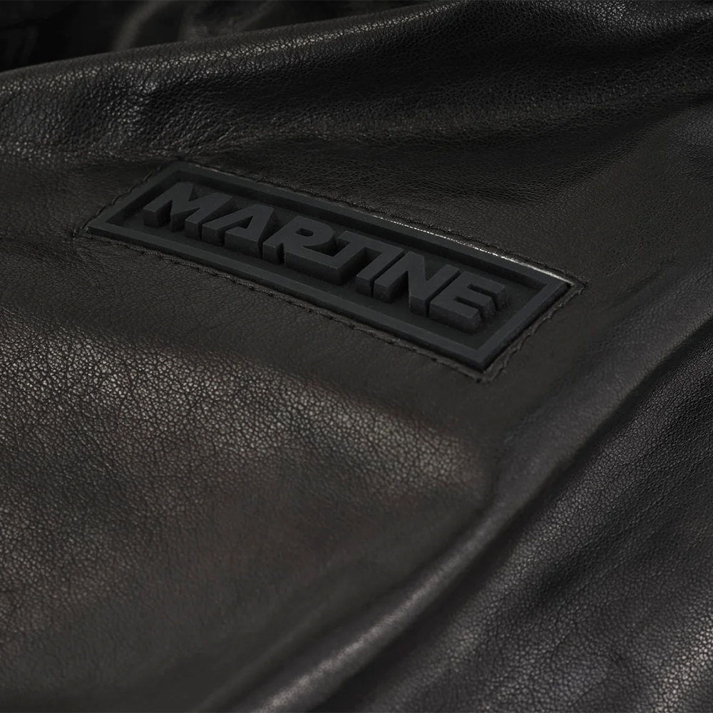 MARTINE ROSE : 마틴로즈] NAPPA LEATHER RIDER JACKET BLACK - SAMPLAS