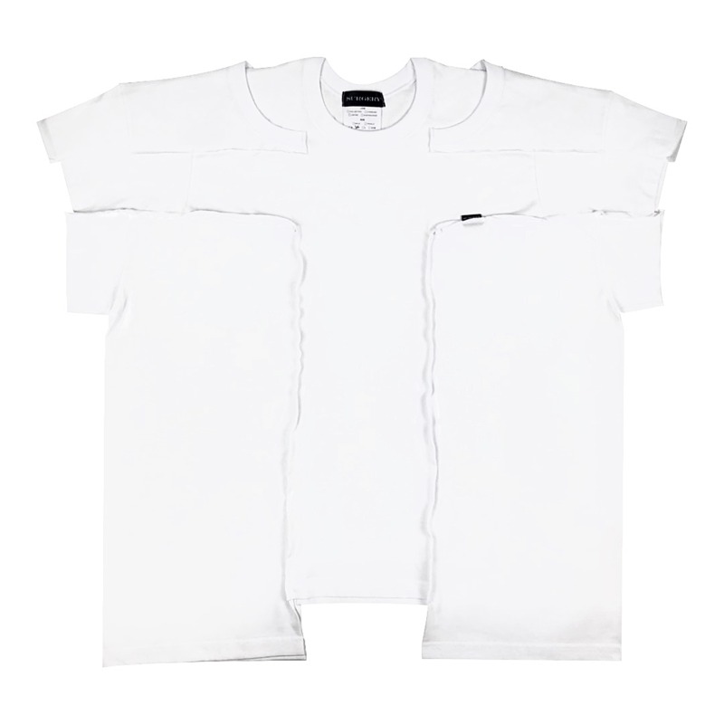 [SURGERY : 써저리] Remake over t-shirts White