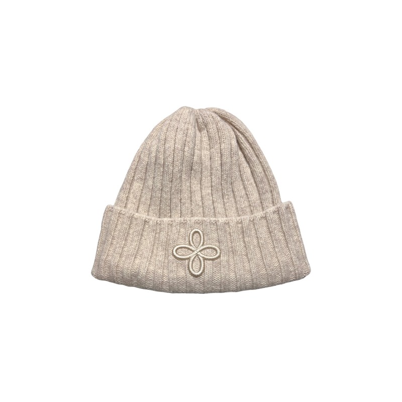 [SURGERY : 써저리] Surgery Embroidery Logo Wool Beanie Ivory